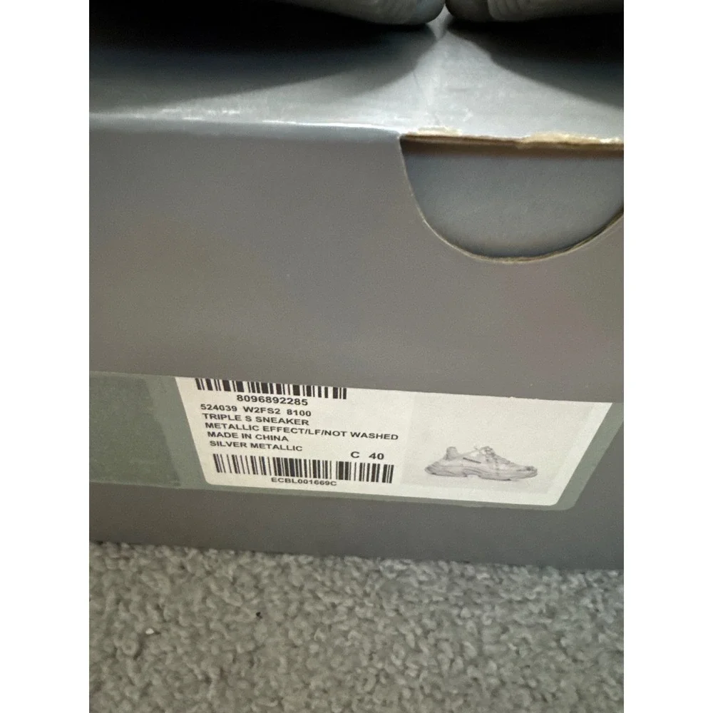 Balenciaga triple metallic